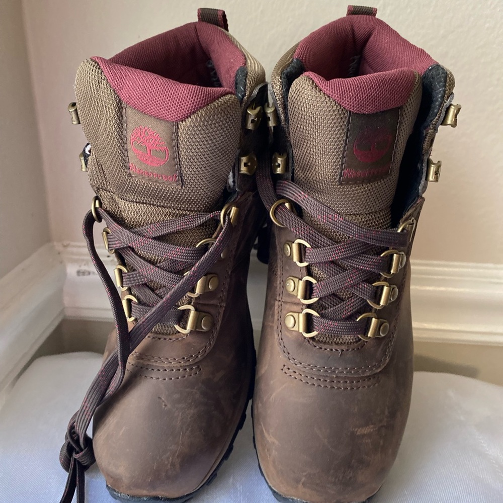 - Timberland  Norwood ankle boots 5 1/2 brown NWOT - Picture 1 of 9
